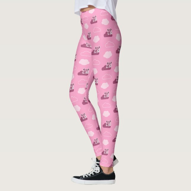 Legging Abby Doodley Cloud Pattern (Esquerda)