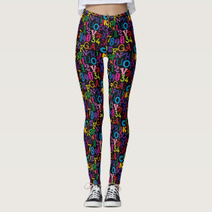 Legging ABCs super coloridos e 123s