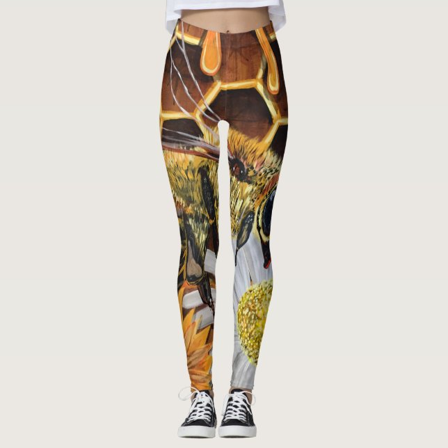Legging Abelha Ocupada (Frente)