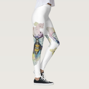 Legging Abelhas Cuecas E Lavagem Arco-Íris