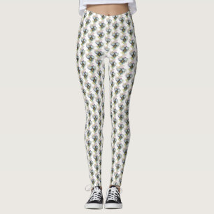 Legging Abelhas Cuecas E Lavagem Arco-Íris