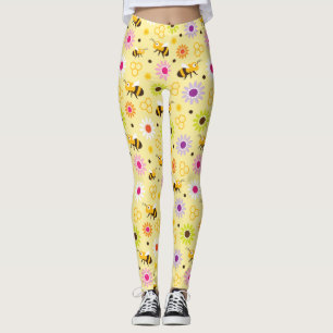 Legging Abelhas e Flores