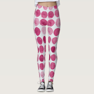 Legging Abertura de Fundo de Cores de Água Artísticas