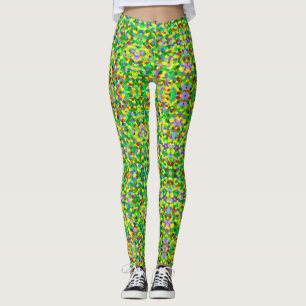 Legging ABL - 0212 - confetes tropicais - caneleiras
