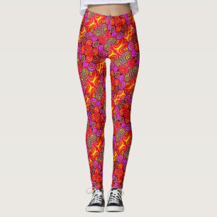 Legging ABL - 132 - fogo - caneleiras