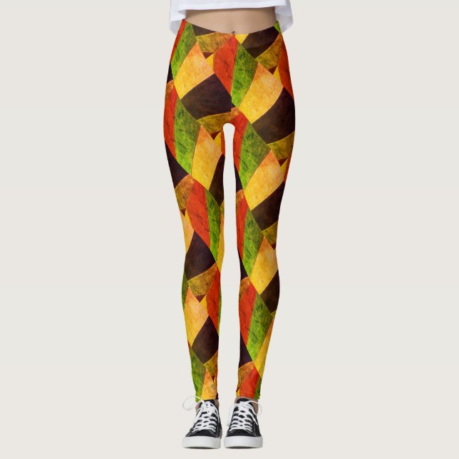 Legging ABL - 201 - Quebra-cabeça quente - Pernas (Frente)