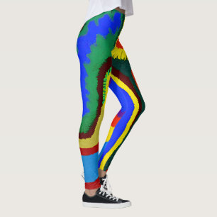 Legging Aboriginal Abstrato Art Vol 08