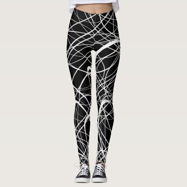 Legging Abstract1 lineares - Caneleiras (Frente)