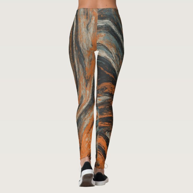 Legging Abstraction Terrestre  (Verso)
