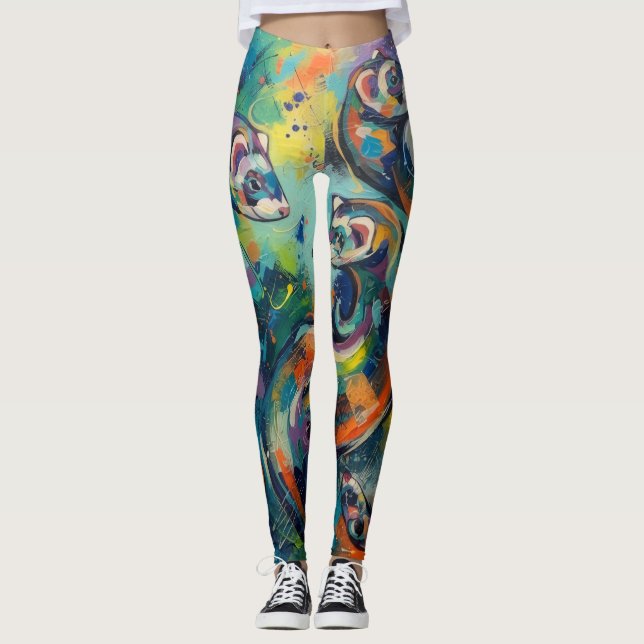 Legging Abstrato  (Frente)