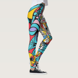 Legging abstrato