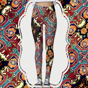 Legging Abstrato Antique - Pernas Design do tapete orienta