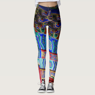Legging Abstrato Art Criado por Classic Asian Design in