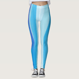 Legging Abstrato azul
