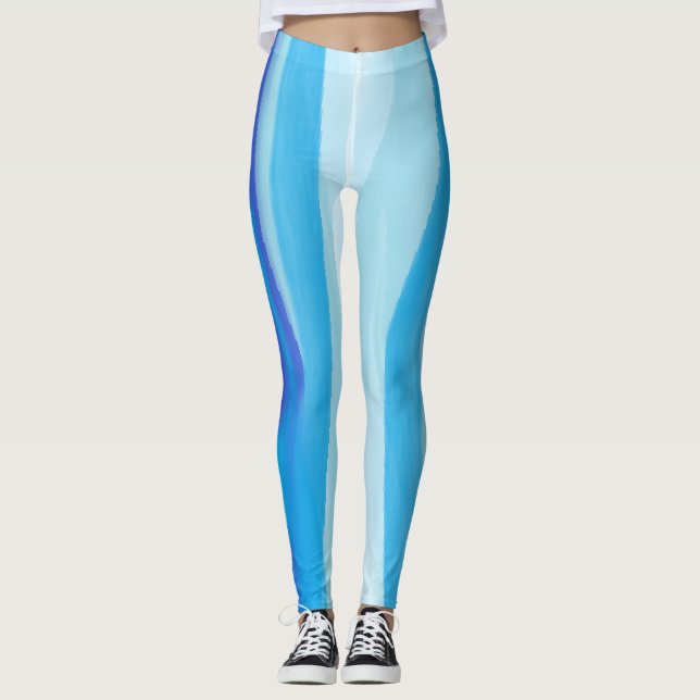 Legging Abstrato azul (Frente)