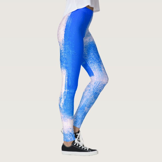 Legging Abstrato azul (Direita)