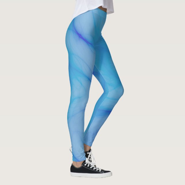 Legging abstrato azul (Direita)