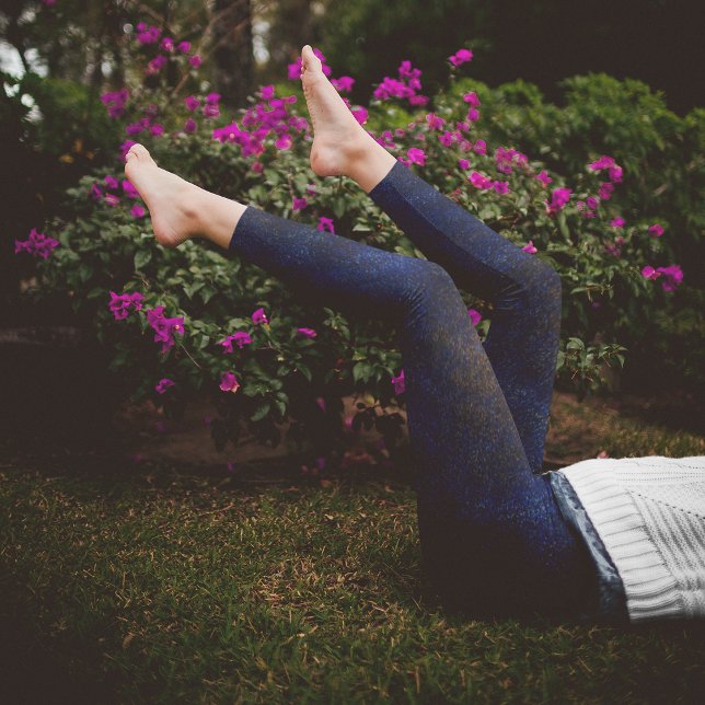 Legging Abstrato azul escuro (Criador carregado)