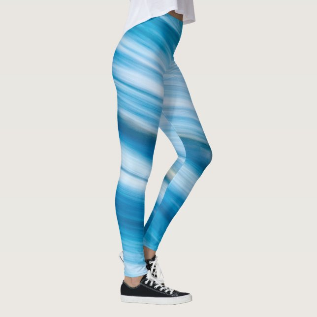 Legging Abstrato azul-marinho (Direita)