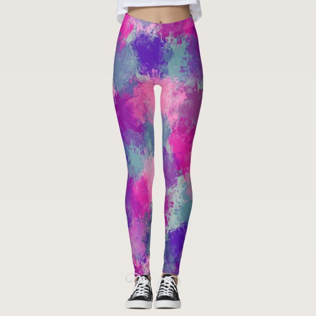 Legging Abstrato buquê (Frente)