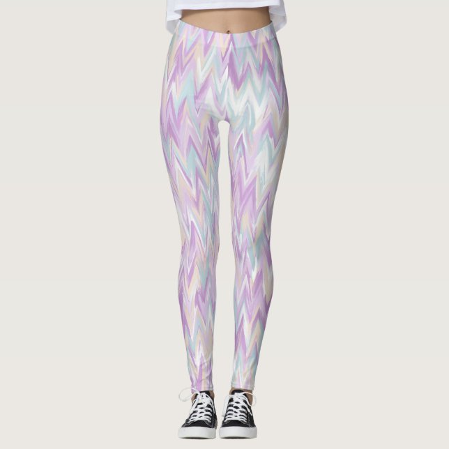 Legging Abstrato Chevrons (Frente)