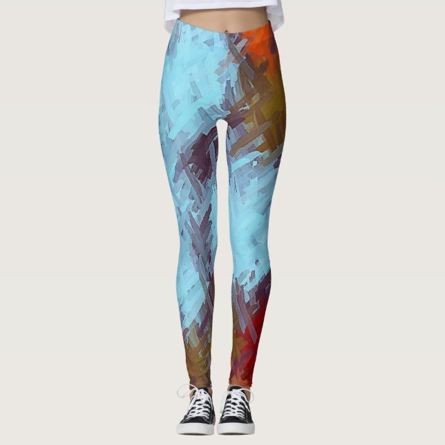 Legging Abstrato Color Art nº 22 (Frente)