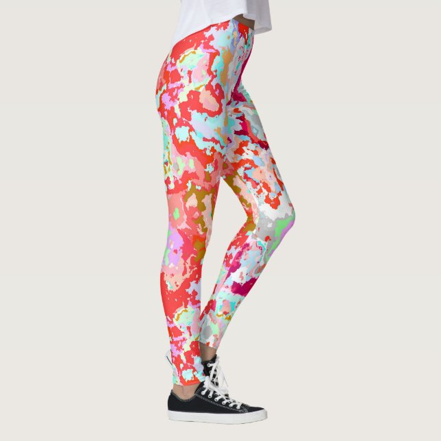 Legging Abstrato colorido (Direita)