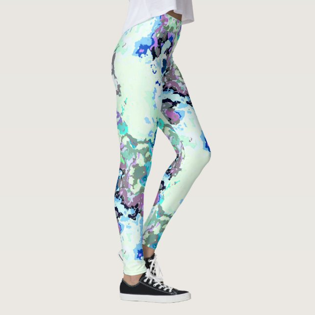 Legging Abstrato colorido (Direita)