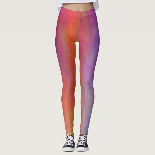 Legging Abstrato colorido (Frente)