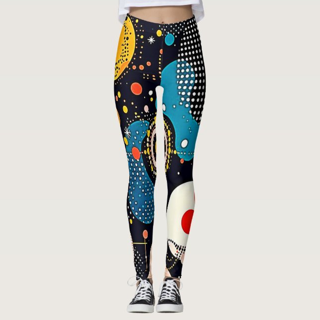 Legging Abstrato Cosmmic Dance (Frente)