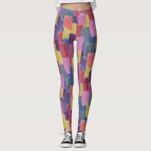 Legging Abstrato d watercolor: plano de fundo de abertura