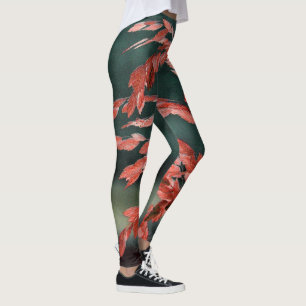 Legging Abstrato de Aveia-do-mar