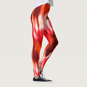 Legging Abstrato de Chama