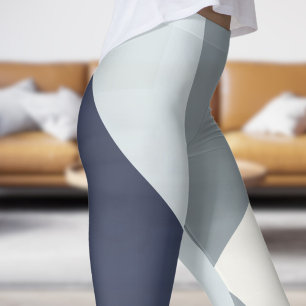 Legging Abstrato de Cinza de impressionante