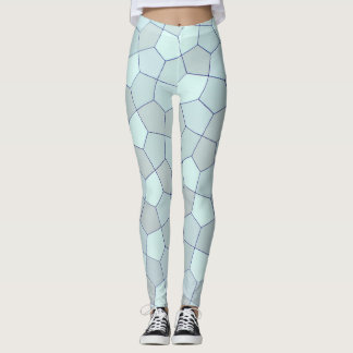 Legging Abstrato de cores azuis