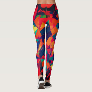 Legging Abstrato de coxas design