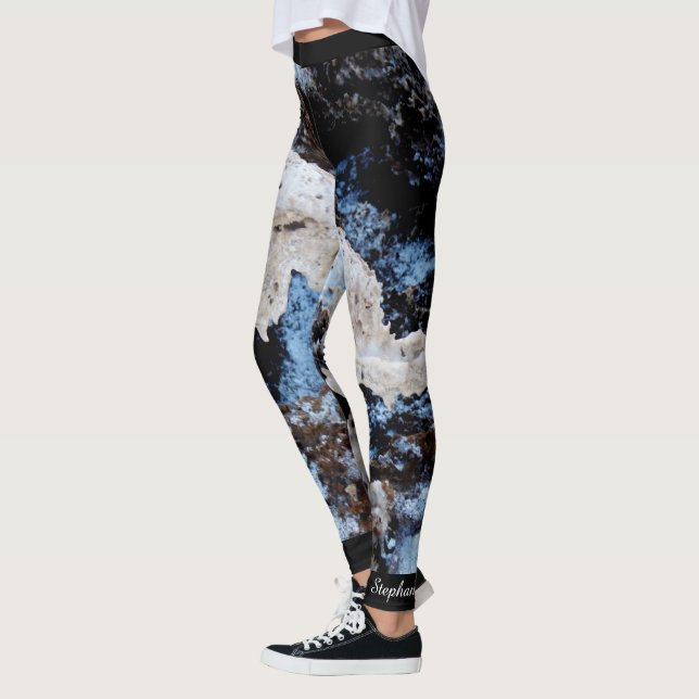 Legging Abstrato de Curso de Golfe do Devils, Nome Persona