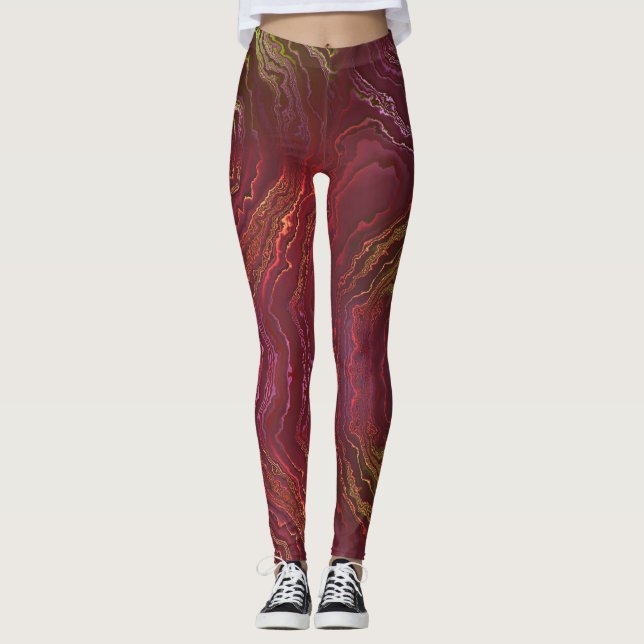 Legging Abstrato de design moderno (Frente)