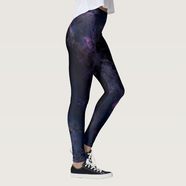 Legging Abstrato de espaço (Direita)