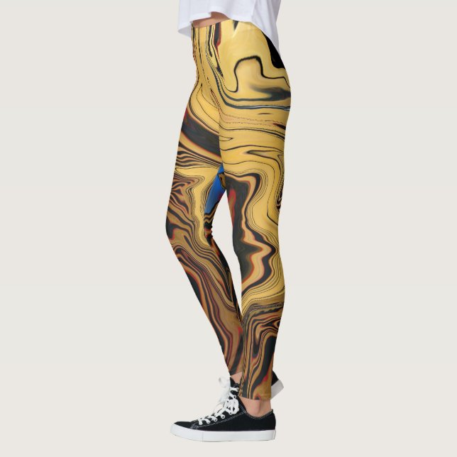 Legging Abstrato de estilo egípcio projetado (Esquerda)