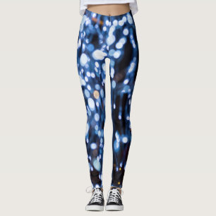Legging Abstrato de luzes azuis