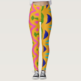 Legging Abstrato de multicor moderna "Ratti_Creative_Arts"