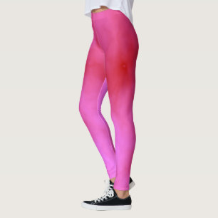 Legging Abstrato de Nuvem Rosa