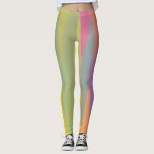 Legging Abstrato de Pastel