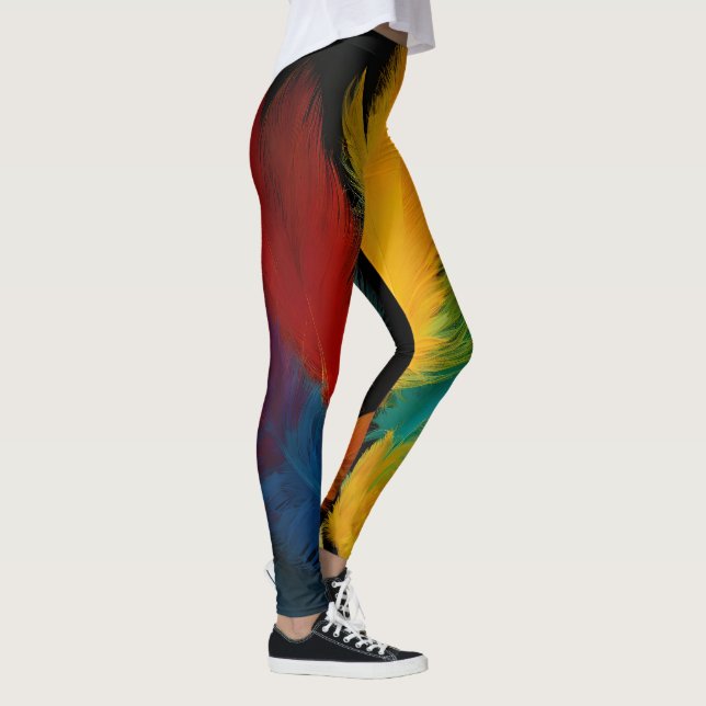 Legging Abstrato de penas sudoeste (Direita)