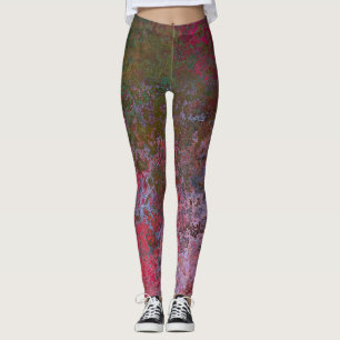 Legging Abstrato de tinta a álcool escuro