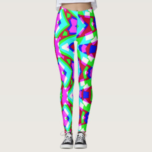 Legging Abstrato de vibração multicor "Ratti_Creative_Arts