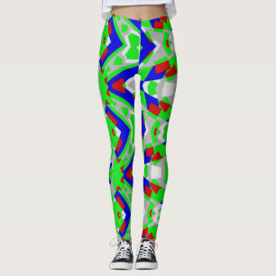 Legging Abstrato de vibração multicor "Ratti_Creative_Arts