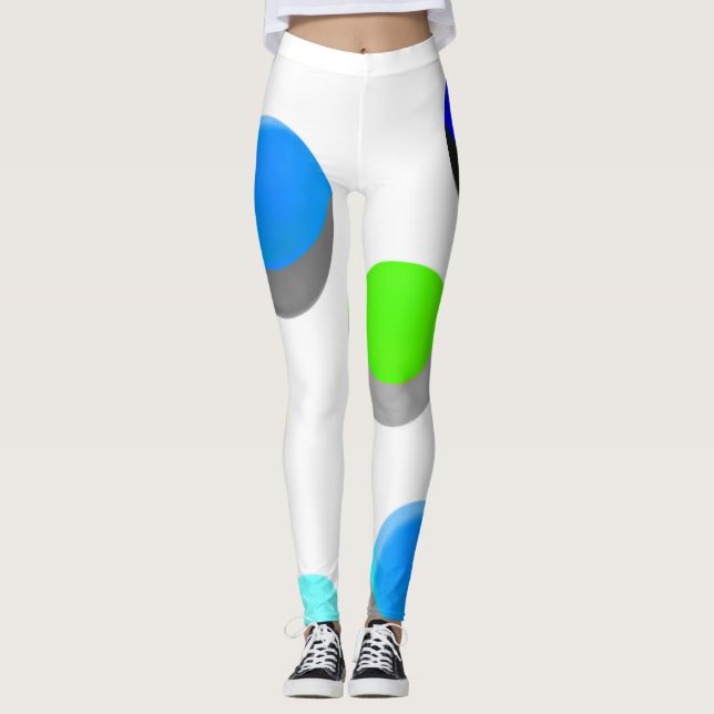 Legging Abstrato Digital Electronic Modern Art (Frente)