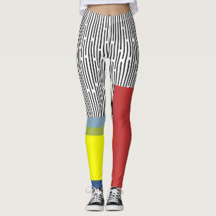 Legging Abstrato e Retângulos